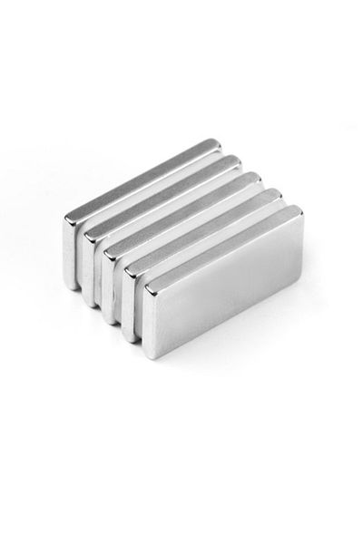 BOEM Neodymium block magnet 20mm x 10mm x 2mm - set of 10 pieces