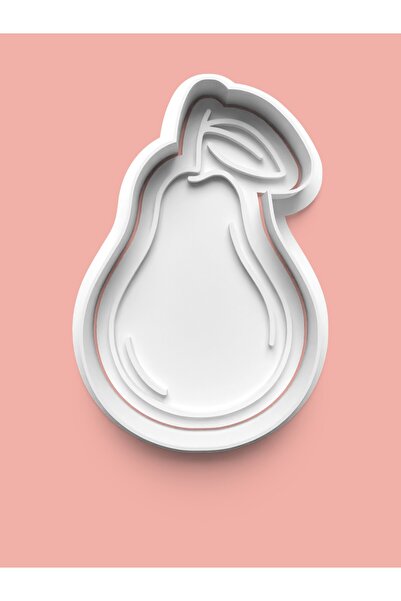 AKTASTORE قالب كوكيز على شكل كمثرى وقالب عجينة السكر