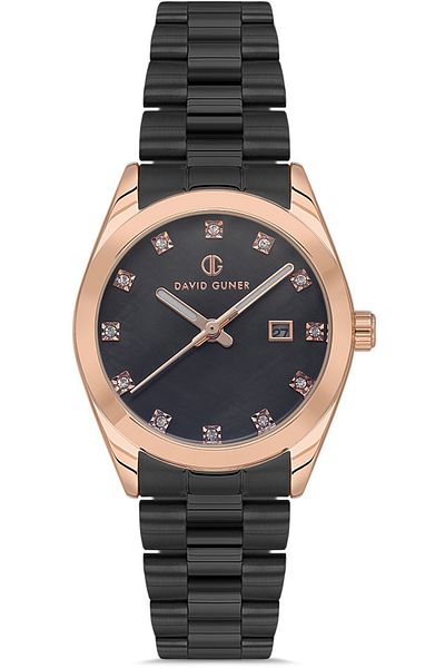 DAVID GUNER David Guner Women's Watch Dg-8500La-R2 32 mm Black