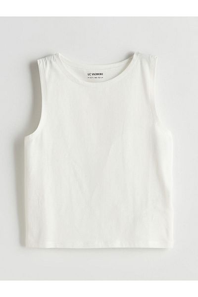 LC Waikiki New Season Crew Neck Plain Girls Undershirt - S5Ej62Z4