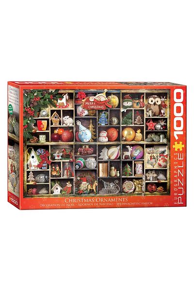 Eurographics Puzzle Eurographics - Christmas Ornaments, 1000 pieces