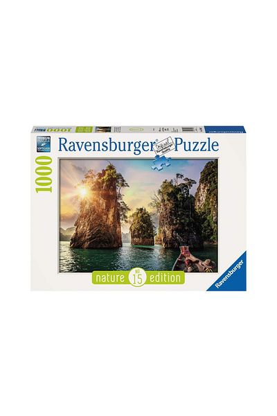 RAVENSBURGER Puzzle Ravensburger - Nature Edition No 15 - Three Rocks in Cheow, Thailand, 1000 pieces
