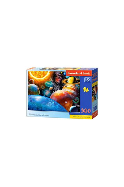 Castorland Puzzle Castorland - Planets and their Moons, 300 pieces