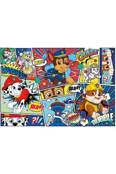 CLEMENTONI Puzzle 104 pieces Clementoni - Paw Patrol-Supercolor Puzzle