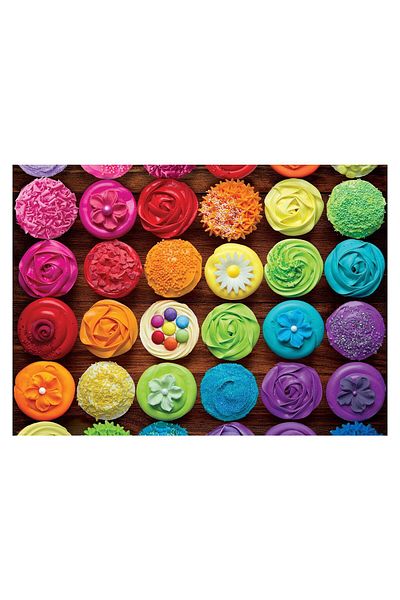 Eurographics Puzzle 1000 pieces - Cupcake Rainbow