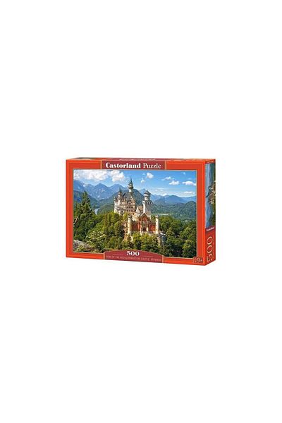 Castorland Puzzle Castorland - View Of The Neuschwanstein Castle, 500 pieces
