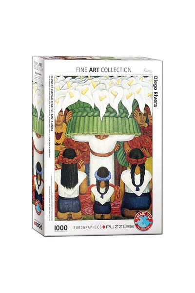 Eurographics Puzzle Eurographics - Diego Rivera: Flower Festival, 1000 pieces