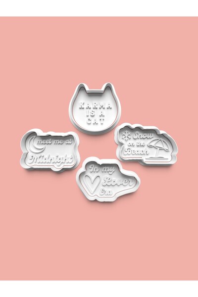 AKTASTORE مجموعة قوالب البسكويت وقوالب عجينة السكر من تايلور سويفت مكونة من 4...