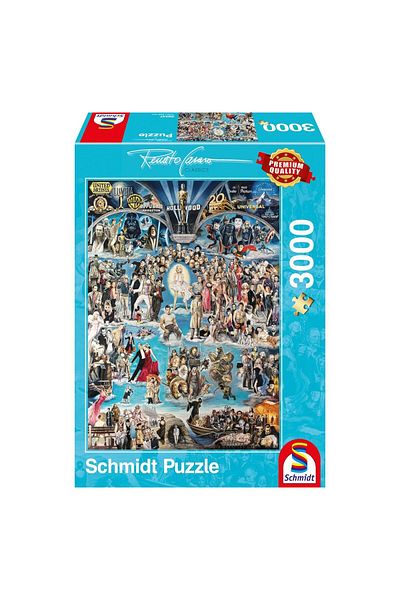 Schmidt Puzzle Schmidt - Renato Casaro: Hollywood XXL, 3000 pieces