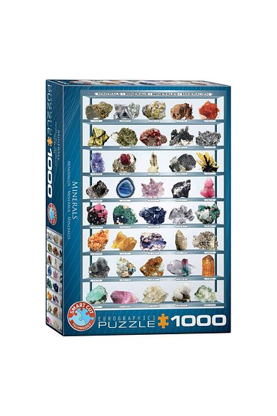 Eurographics Eurographics Puzzle - Minerals of the World, 1000 pieces