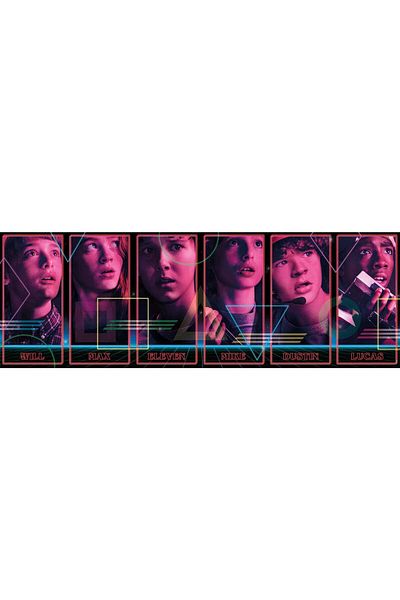 CLEMENTONI Puzzle 1000 piese panoramic - Stranger Things