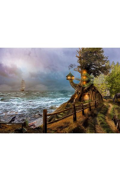 Enjoy Puzzle 1000 piese Enjoy - The Magic Lighthouse