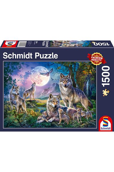 Schmidt Schmidt Puzzle - Wolves, 1500 pieces