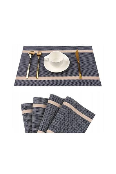 ECARLA Suport - napron de masa bleumarin, rezistent la apa, dreptunghiular, JollyMag, MP40, 30x45 cm