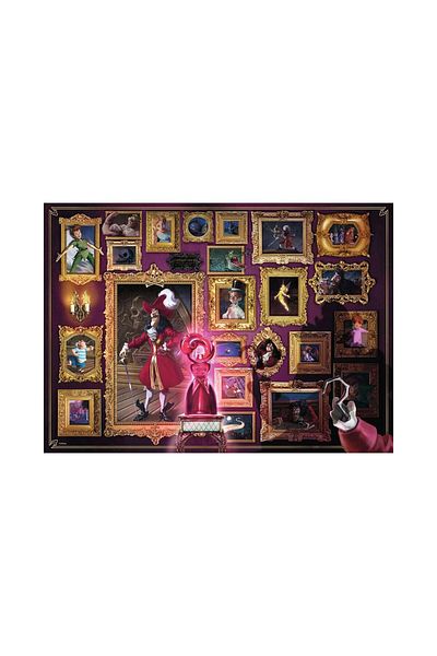 RAVENSBURGER Puzzle Ravensburger - Disney Villainous, Captain Hook, 1000 pieces