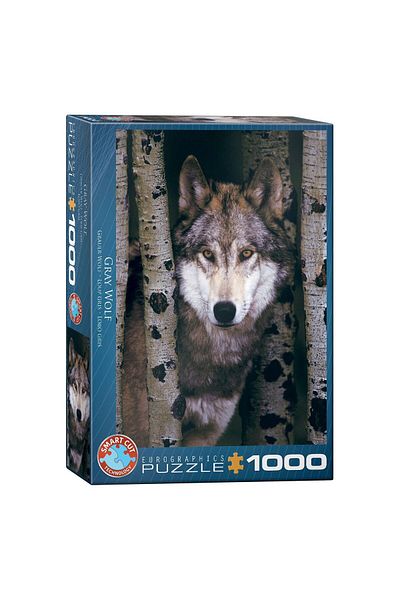 Eurographics Eurographics Puzzle - Gray Wolf, 1000 pieces