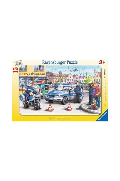 RAVENSBURGER Ravensburger Puzzle - Police Department, 15 pieces