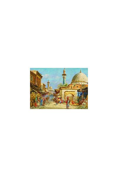 Gold Puzzle Puzzle Gold Puzzle - Carl Wuttke: Orientalist Street View, 1000 pieces