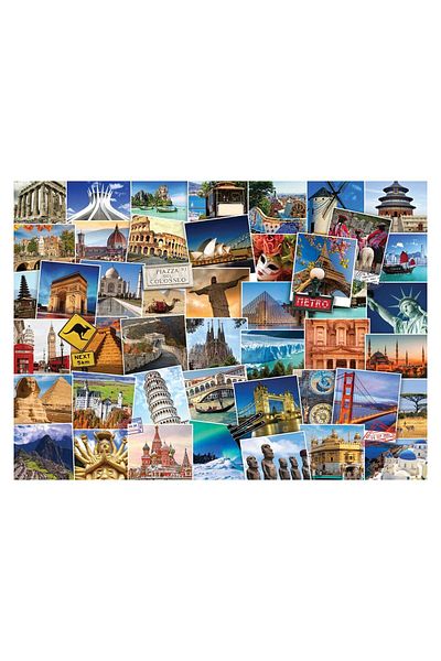 Eurographics Puzzle Eurographics - World Globetrotter, 1000 pieces