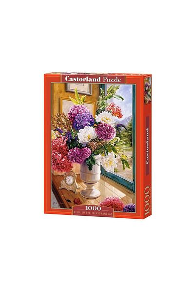 Castorland Puzzle Castorland - Still Life with Hydrangeas, 1000 pieces