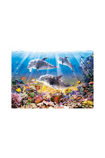 Castorland Puzzle Castorland - Dolphins Underwater, 500 pieces