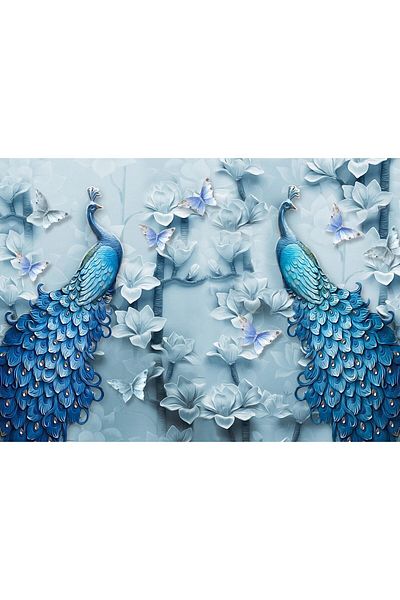 Enjoy Puzzle 1000 pieces Enjoy - Blue Peacocks