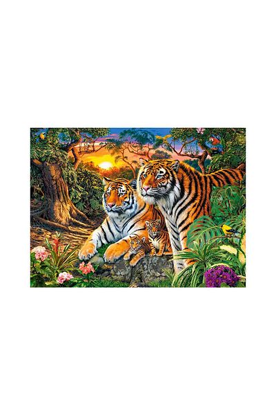 Castorland Puzzle 2000 pieces Castorland - Tiger family