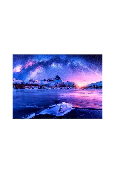 Enjoy Puzzle 1000 pieces Enjoy - Milky Way over Lofoten Island, Norway