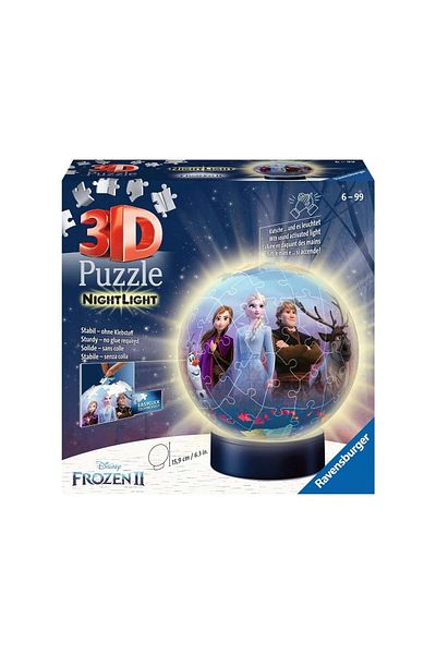RAVENSBURGER Ravensburger 3D LED Puzzle - Frozen II, 72 pieces