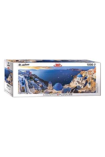 Eurographics Eurographics panoramic puzzle - Santorini, 1000 pieces