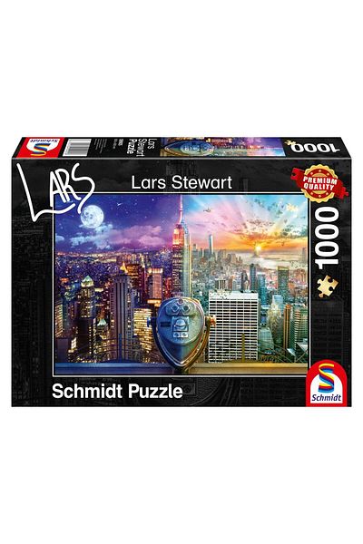 Schmidt Puzzle Schmidt - Lars Stewart: Night And Day: New York, 1000 pieces