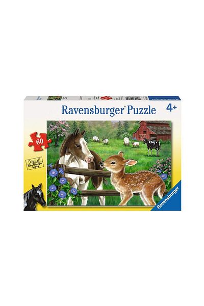 RAVENSBURGER Puzzle Ravensburger - New Neighbors, 60 pieces