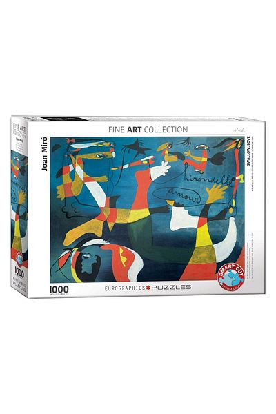 Eurographics Puzzle Eurographics - Joan Miro: Hirondelle Amour, 1000 pieces