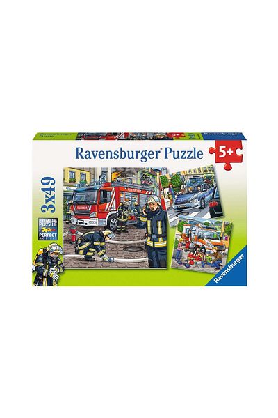 RAVENSBURGER Puzzle Ravensburger - The Rescue, 3x49 pieces