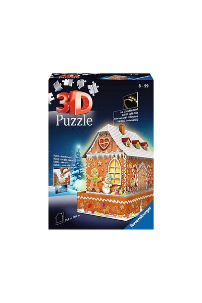 RAVENSBURGER Ravensburger 3D Puzzle - Gingerbread House, 216 pieces