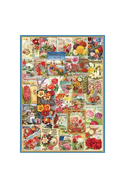Eurographics Puzzle Eurographics - Flowers Seed Catalogue, 1000 pieces