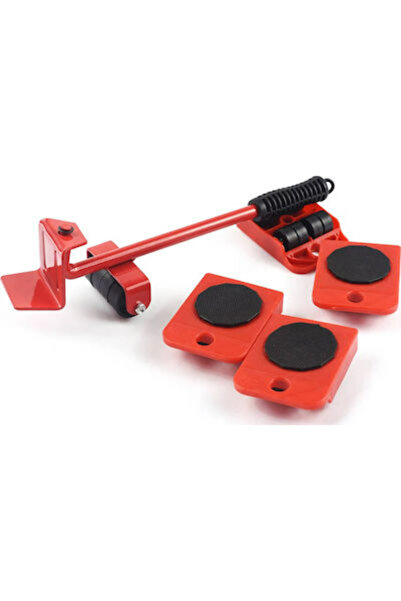 BOEM Σύστημα μεταφοράς επίπλων, Για φόρτωση, Χωρητικότητα 150 kg, Κόκκινο, Μαύρο