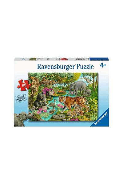 RAVENSBURGER Ravensburger Puzzle - Forest In India, 60 pieces