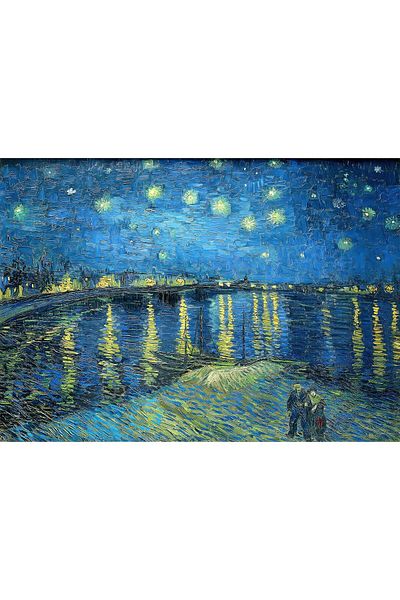 Enjoy Puzzle 1000 pieces Enjoy - Vincent Van Gogh: Starry Night Over Rhone