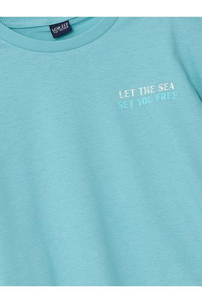 LC Waikiki Νέα σεζόν Crew Neck Boy's Tisort - S5KK30Z4