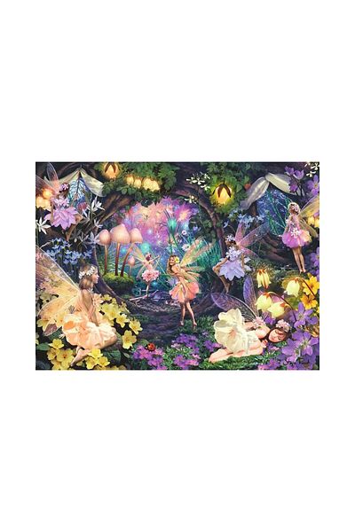 RAVENSBURGER Ravensburger 100-piece phosphorescent puzzle - Fairy Garden