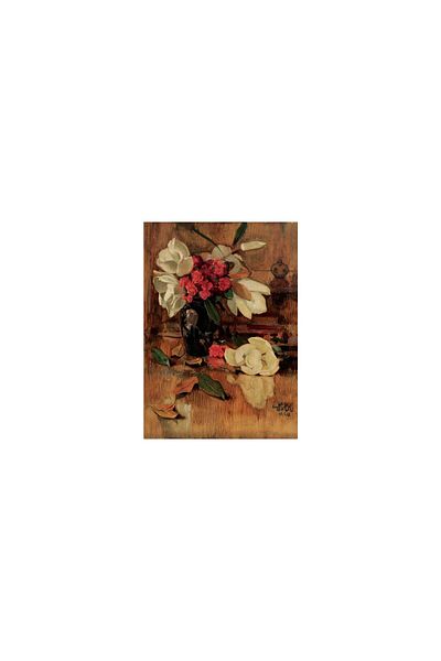 Gold Puzzle Puzzle Gold Puzzle - Namik Ismail: Magnolia and Carnations, 1000 pieces