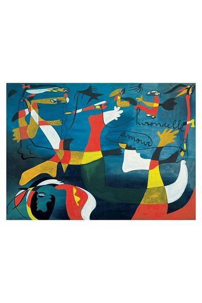 Eurographics Puzzle Eurographics - Joan Miro: Hirondelle Amour, 1000 pieces