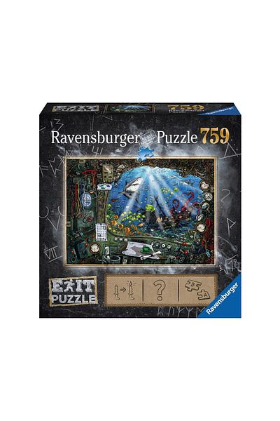 RAVENSBURGER Ravensburger Puzzle - Exit Puzzle - Submarine, 759 pieces