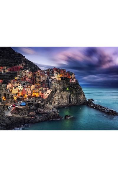 Enjoy Puzzle 1000 pieces Enjoy - Manarola at Dusk, Cinque Terre, Italy