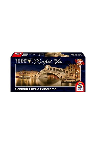Schmidt Panoramic puzzle Schmidt - Manfred Voss: Rialto Bridge, 1000 pieces