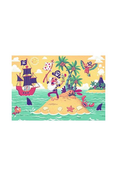 RAVENSBURGER Puzzle 2x24 pieces Ravensburger - Pirate Adventure