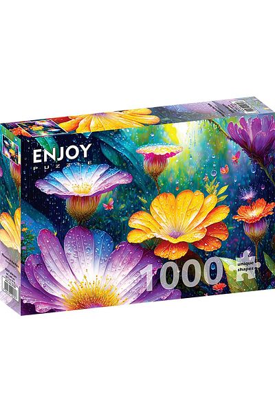Enjoy Puzzle 1000 pieces ENJOY - Flowers in the Rain (Enjoy-2130)