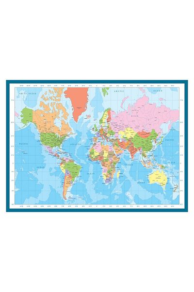 Eurographics Puzzle Eurographics - World Map, 1000 pieces