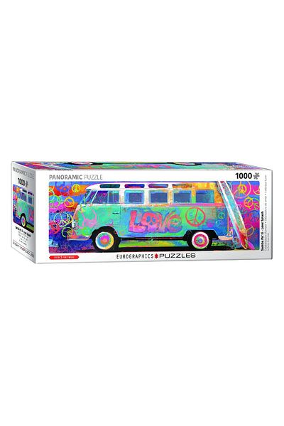 Eurographics Eurographics panoramic puzzle - VW - Love Splash, 1000 pieces